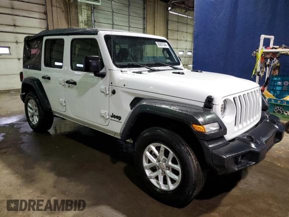 2023 Jeep Wrangler Sport with VIN 1C4HJXDN8PW671759, listed as a Copart auction lot 85697544 with 32,745 mi miles and Clean Title. Bid and sale history available at DreamBid. Image 4.
