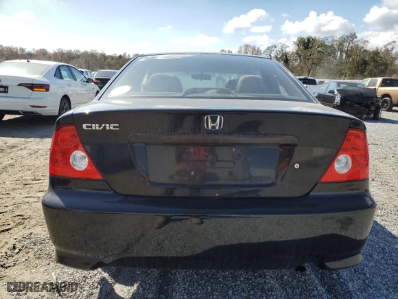 2005 Honda Civic Cpe VP with VIN 1HGEM22135L080364, listed as a Copart auction lot 78678544 with 0 mi miles and Salvage Title. Bid and sale history available at carsss.com. Image 6.