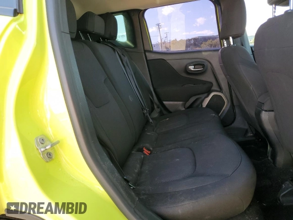 2017 Jeep Renegade Sport with VIN ZACCJAAB5HPF98804, listed as a Copart auction lot 57111735 with 86,568 mi miles and Salvage title. Bid and sale history available at DreamBid. Image 10.