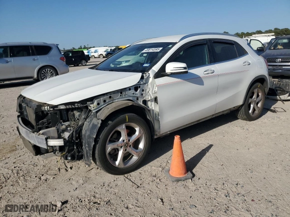 2018 Mercedes-Benz GLA with VIN WDCTG4GB5JJ492182, listed as a Copart auction lot 49814595 with 76,096 mi miles and Salvage Title. Bid and sale history available at carsss.com. Image 1.