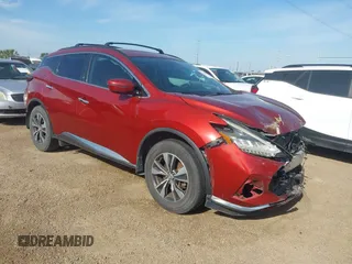 2019 Nissan Murano Platinum z VIN 5N1AZ2MJ7KN128018, wystawiony jako IAAI lot #42050962 z przebiegiem 81 951 mil mil oraz . Historia ofert i sprzedaży dostępna na DreamBid. Obrazek 1.