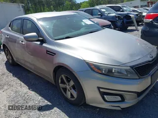 2014 Kia Optima LX with VIN 5XXGM4A76EG312237, listed as a IAAI auction lot 42008289 with 182,718 mi miles and . Bid and sale history available at DreamBid. Image 1.