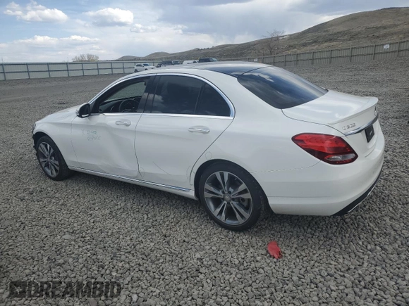 2016 Mercedes-Benz C 300 Luxury with VIN 55SWF4KB6GU100516, listed as a Copart auction lot 52235295 with 39,746 mi miles and Salvage Title. Bid and sale history available at DreamBid. Image 2.