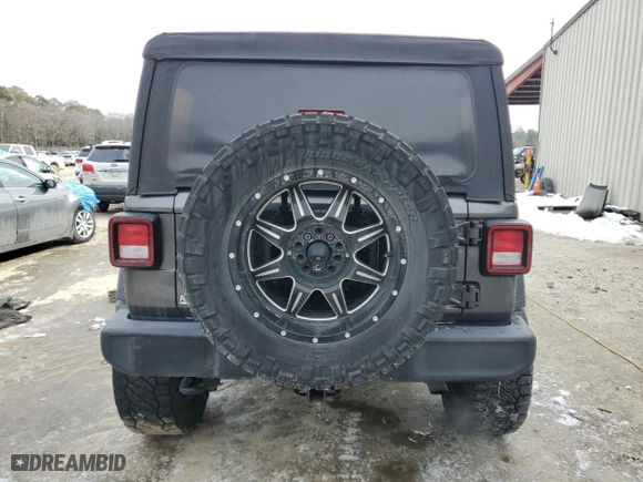 2019 Jeep Wrangler Unlimited Sport with VIN 1C4HJXDG0KW540190, listed as a Copart auction lot 42140675 with 66,470 mi miles and Salvage Title. Bid and sale history available at carsss.com. Image 6.