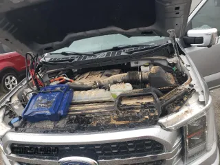 2021 Ford F-150 XL with VIN 1FTFW1ED6MFA84063, listed as a Copart auction lot 45989445 with Not Provided miles and Salvage Title. Bid and sale history available at carsss.com. Image 11.