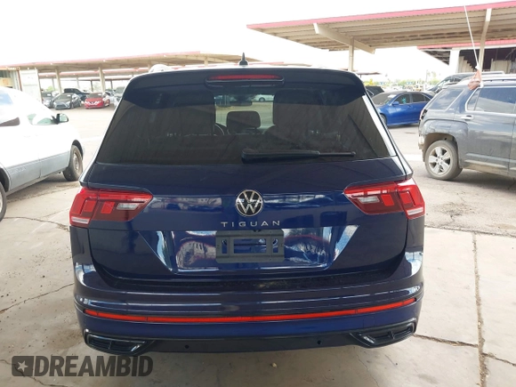 2024 Volkswagen Tiguan SE with VIN 3VVNB7AX0RM057508, listed as a IAAI auction lot 42816004 with 9,334 mi miles and . Bid and sale history available at DreamBid. Image 16.