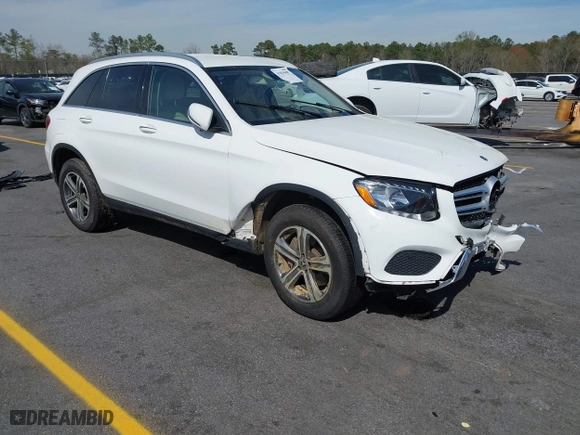 2019 Mercedes-Benz GLC with VIN WDC0G4JB3KV150851, listed as a IAAI auction lot 41835987 with 1 mi miles. Bid and sale history available at carsss.com. Image 1.