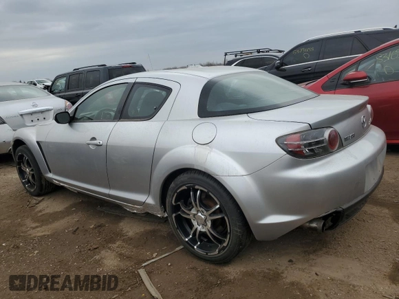 2004 Mazda RX-8 with VIN JM1FE17N240134176, listed as a Copart auction lot 53556025 with 97,818 mi miles and Clean Title. Bid and sale history available at carsss.com. Image 2.