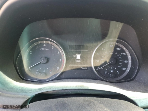 2018 Hyundai Elantra GT with VIN KMHH35LE5JU059534, listed as a Copart auction lot 48571823 with 77,022 mi miles. Bid and sale history available at carsss.com. Image 9.