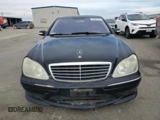 2003 Mercedes-Benz S-Class 5.0L with VIN WDBNG75J83A326783, listed as a Copart auction lot 81931274 with 242,197 mi miles and Clean Title. Bid and sale history available at carsss.com. Image 5.