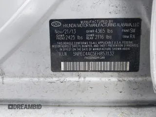 2014 Hyundai Sonata Limited с VIN 5NPEC4AC5EH857132, выставлен на аукционе IAAI как лот 42006128 с пробегом 154 604 миль миль и . История ставок и продаж доступна на DreamBid. Изображение 9.