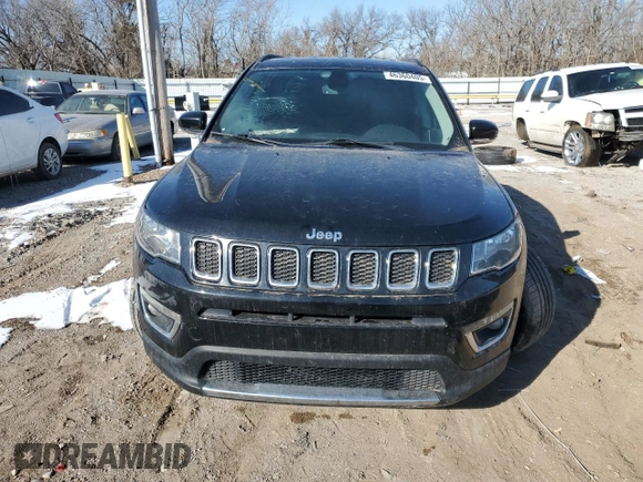 2020 Jeep Compass Limited with VIN 3C4NJDCB4LT221275, listed as a Copart auction lot 46360405 with 110,443 mi miles and Salvage Title. Bid and sale history available at carsss.com. Image 5.