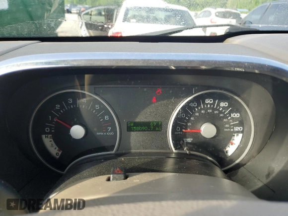 2010 Ford Explorer XLT with VIN 1FMEU6DE9AUB02177, listed as a Copart auction lot 56868605 with 158,090 mi miles and Salvage title. Bid and sale history available at DreamBid. Image 9.