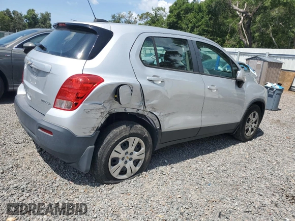 2016 Chevrolet Trax LS z VIN 3GNCJKSB8GL240048, wystawiony jako Copart lot #58243975 z przebiegiem 96 362 mil mil oraz Szkoda całkowita • Salvage title. Historia ofert i sprzedaży dostępna na DreamBid. Obrazek 3.