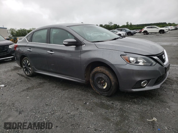 2019 Nissan Sentra S with VIN 3N1AB7AP9KY356445, listed as a Copart auction lot 58671275 with 133,066 mi miles and Clean title. Bid and sale history available at DreamBid. Image 4.