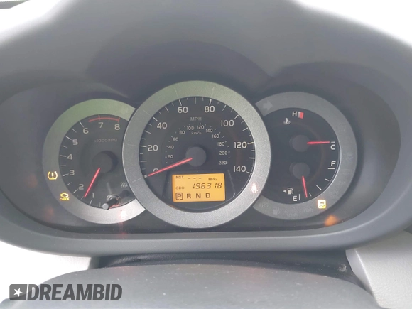 2010 Toyota RAV4 with VIN JTMZF4DV1AD025762, listed as a IAAI auction lot 42611603 with 196,318 mi miles and . Bid and sale history available at DreamBid. Image 7.