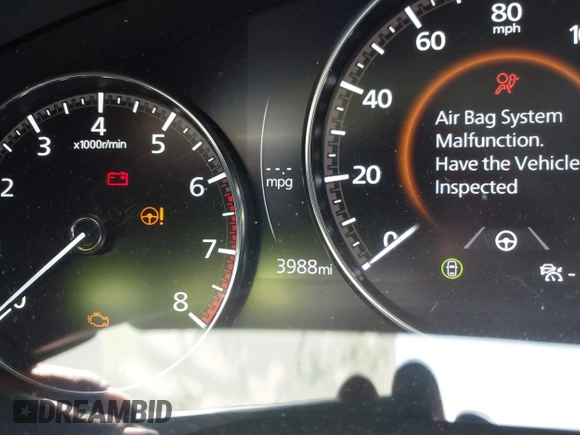 2024 Mazda CX-30 Premium Plus with VIN 3MVDMBEY1RM720111, listed as a IAAI auction lot 42730412 with 3,988 mi miles and . Bid and sale history available at DreamBid. Image 7.
