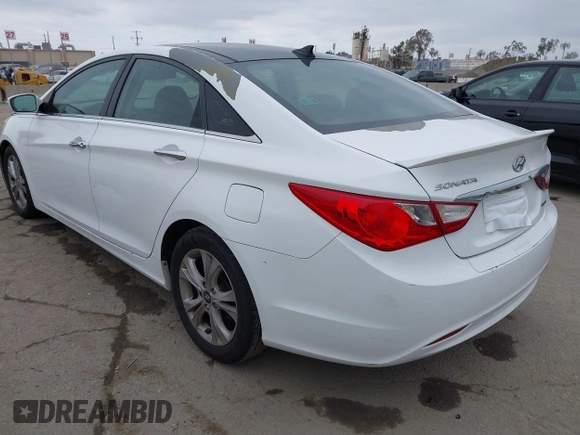 2013 Hyundai Sonata Limited with VIN 5NPEC4AC2DH684068, listed as a IAAI auction lot 41899879 with 151,585 mi miles and . Bid and sale history available at DreamBid. Image 3.