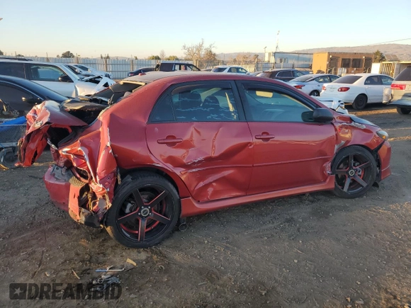 2009 Toyota Corolla XRS with VIN 1NXBE40E09Z159860, listed as a Copart auction lot 42563605 with 183,694 mi miles and Salvage Title. Bid and sale history available at carsss.com. Image 3.