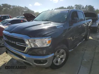 2020 Ram 1500 Big Horn with VIN 1C6RREFG0LN229680, listed as a Copart auction lot 79850754 with 134,383 mi miles and Non repairable. Bid and sale history available at DreamBid. Image 1.