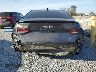 2018 Genesis G80 Sport with VIN KMHGN4JB0JU256636, listed as a Copart auction lot 44049345 with Not Provided miles and Clean Title. Bid and sale history available at DreamBid. Image 6.