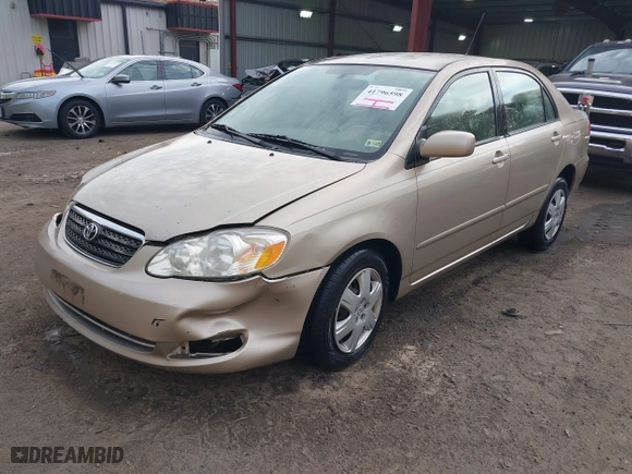 2007 Toyota Corolla CE with VIN 2T1BR32EX7C747453, listed as a IAAI auction lot 41796598 with 28,128 mi miles. Bid and sale history available at carsss.com. Image 17.