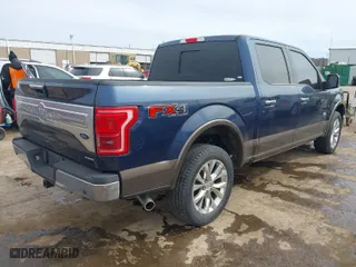 2015 Ford F-150 XLT with VIN 1FTEW1EF2FFB32741, listed as a IAAI auction lot 41688797 with 123,062 mi miles. Bid and sale history available at carsss.com. Image 4.