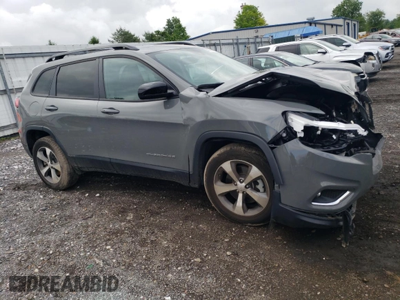 2022 Jeep Cherokee Limited with VIN 1C4PJMDX8ND533336, listed as a Copart auction lot 56656145 with 33,959 mi miles and Salvage title. Bid and sale history available at DreamBid. Image 4.