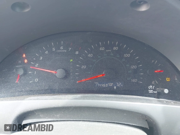 2008 Toyota Camry LE with VIN 4T1BE46K78U745760, listed as a IAAI auction lot 42262349 with 174,469 mi miles and . Bid and sale history available at DreamBid. Image 7.