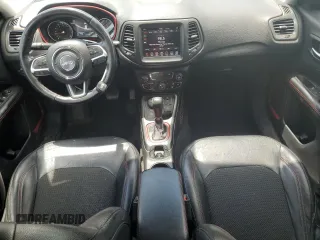 2020 Jeep Compass Trailhawk with VIN 3C4NJDDB1LT189240, listed as a Copart auction lot 57876235 with 70,309 mi miles and Salvage title. Bid and sale history available at DreamBid. Image 8.
