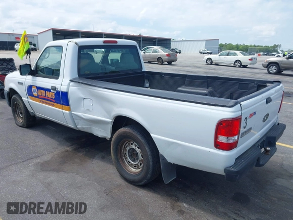 2007 Ford Ranger XL Fleet with VIN 1FTYR10E77PA06289, listed as a IAAI auction lot 42131712 with 340,000 mi miles. Bid and sale history available at carsss.com. Image 3.