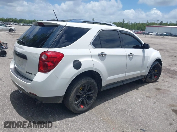 2013 Chevrolet Equinox LTZ with VIN 2GNFLFE39D6226193, listed as a IAAI auction lot 40341126 with 109,941 mi miles. Bid and sale history available at carsss.com. Image 4.