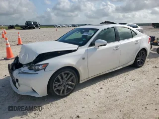 2016 Lexus IS 200t with VIN JTHBA1D20G5015956, listed as a Copart auction lot 61804295 with 104,045 mi miles and Salvage title. Bid and sale history available at DreamBid. Image 1.