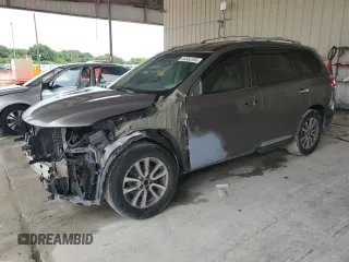 2014 Nissan Pathfinder Platinum with VIN 5N1AR2MN0EC651920, listed as a Copart auction lot 63562335 with 309,249 mi miles and Salvage title. Bid and sale history available at DreamBid. Image 1.