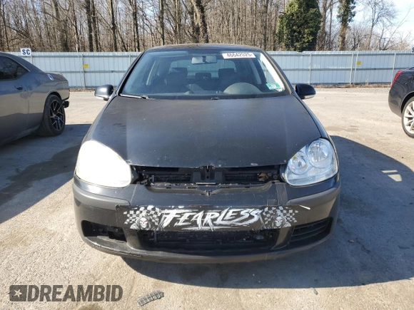 2009 Volkswagen Rabbit S with VIN WVWAB71K59W104212, listed as a Copart auction lot 46642025 with 149,001 mi miles and Salvage title. Bid and sale history available at DreamBid. Image 5.
