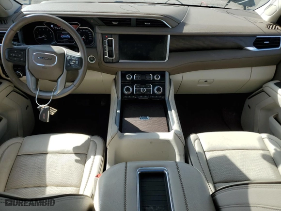 2021 GMC Yukon XL Denali with VIN 1GKS2JKL0MR361010, listed as a Copart auction lot 49706745 with 52,427 mi miles and Clean Title. Bid and sale history available at carsss.com. Image 8.