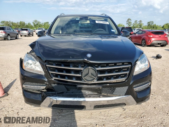 2014 Mercedes-Benz M 350 with VIN 4JGDA5JB8EA411199, listed as a Copart auction lot 55778065 with 112,674 mi miles and Salvage Title. Bid and sale history available at DreamBid. Image 5.