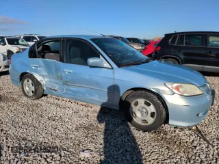 2005 Honda Civic with VIN JHMES96695S009385, listed as a Copart auction lot 88084805 with 188,259 mi miles and Salvage Title. Bid and sale history available at DreamBid. Image 4.