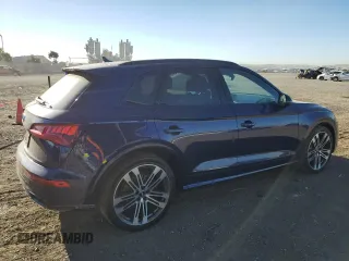 2019 Audi SQ5 Premium Plus with VIN WA1B4AFY5K2033996, listed as a Copart auction lot 78657034 with 34,215 mi miles and Salvage Title. Bid and sale history available at DreamBid. Image 3.