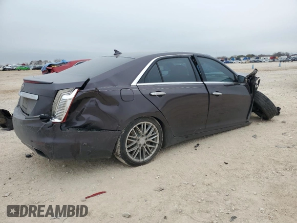 2014 Cadillac CTS Performance RWD with VIN 1G6AS5S33E0150164, listed as a Copart auction lot 45373785 with 180,813 mi miles and Salvage Title. Bid and sale history available at DreamBid. Image 3.