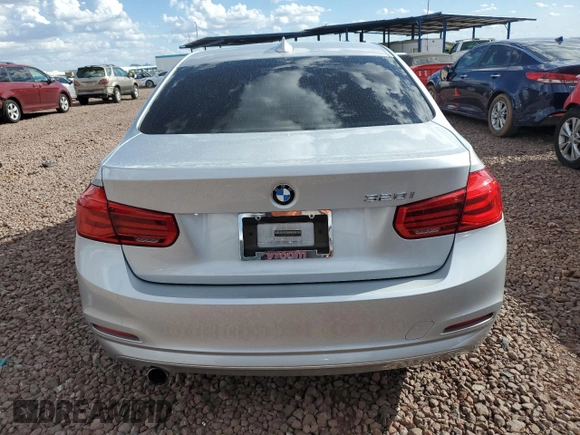2017 BMW 3 Series 320i with VIN WBA8E1G31HNU16774, listed as a Copart auction lot 48510994 with 47,677 mi miles and Salvage Title. Bid and sale history available at carsss.com. Image 6.