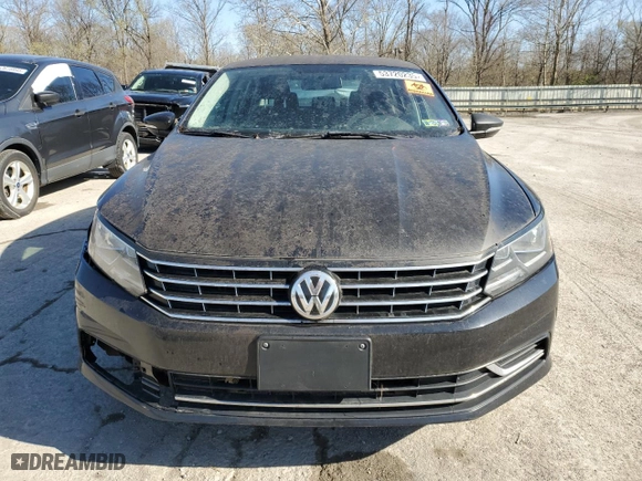 2017 Volkswagen Passat 1.8T S with VIN 1VWAT7A38HC052593, listed as a Copart auction lot 53720235 with 129,662 mi miles and Clean Title. Bid and sale history available at carsss.com. Image 5.