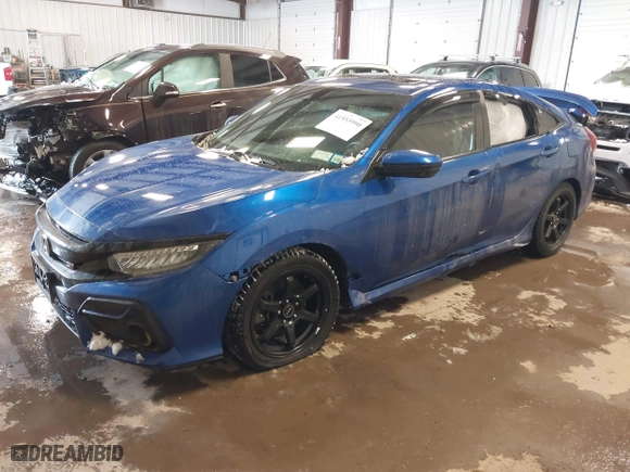 2020 Honda Civic Si Sedan with VIN 2HGFC1E58LH700099, listed as a IAAI auction lot 41553990 with 80,662 mi miles. Bid and sale history available at carsss.com. Image 17.
