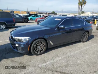 2019 BMW 5 Series 530e with VIN WBAJA9C54KB254179, listed as a Copart auction lot 42285515 with 90,634 mi miles and Salvage title. Bid and sale history available at DreamBid. Image 1.