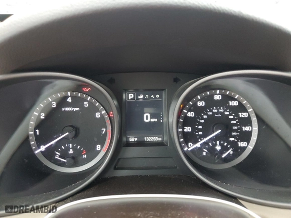 2017 Hyundai Santa Fe Sport 2.4L with VIN 5XYZU3LB7HG495491, listed as a Copart auction lot 52125585 with 132,293 mi miles and Clean Title. Bid and sale history available at carsss.com. Image 9.