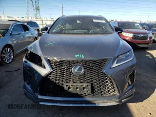 2022 Lexus RX 350 F Sport with VIN 2T2SZMDA3NC360820, listed as a Copart auction lot 87320574 with 48,899 mi miles and Salvage title. Bid and sale history available at DreamBid. Image 5.