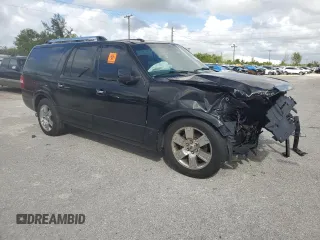 2010 Ford Expedition EL Limited with VIN 1FMJK1K5XAEB69861, listed as a Copart auction lot 77339984 with Not Provided miles and Salvage Title. Bid and sale history available at carsss.com. Image 4.