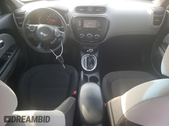 2017 Kia Soul with VIN KNDJN2A26H7411553, listed as a Copart auction lot 48780645 with 57,840 mi miles and Salvage Title. Bid and sale history available at carsss.com. Image 8.