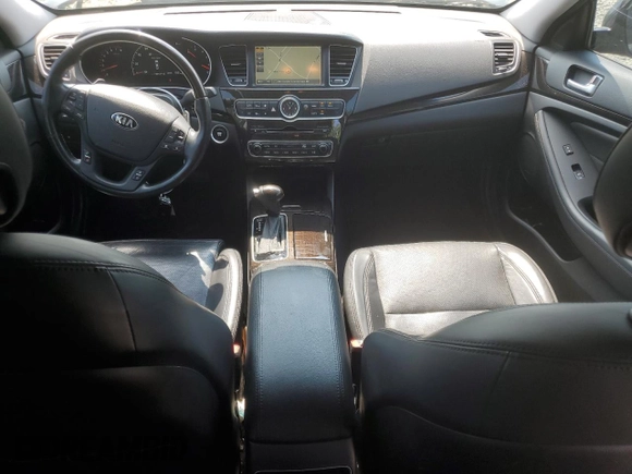 2016 Kia Cadenza Premium with VIN KNALN4D79G5199170, listed as a Copart auction lot 63915284 with 136,517 mi miles and Salvage Title. Bid and sale history available at carsss.com. Image 8.