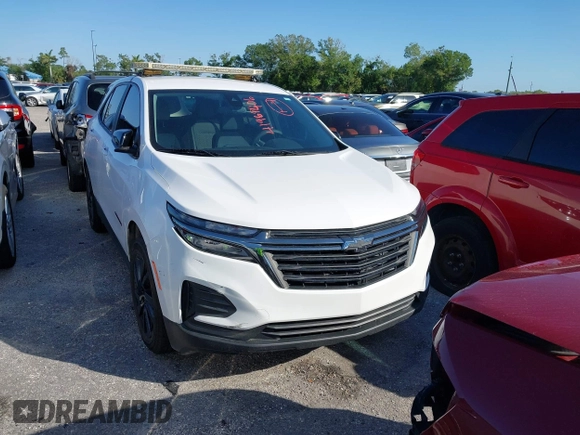 2023 Chevrolet Equinox LS z VIN 3GNAXHEG6PL164474, wystawiony jako IAAI lot #41969406 z przebiegiem 104 535 mil mil oraz . Historia ofert i sprzedaży dostępna na DreamBid. Obrazek 1.